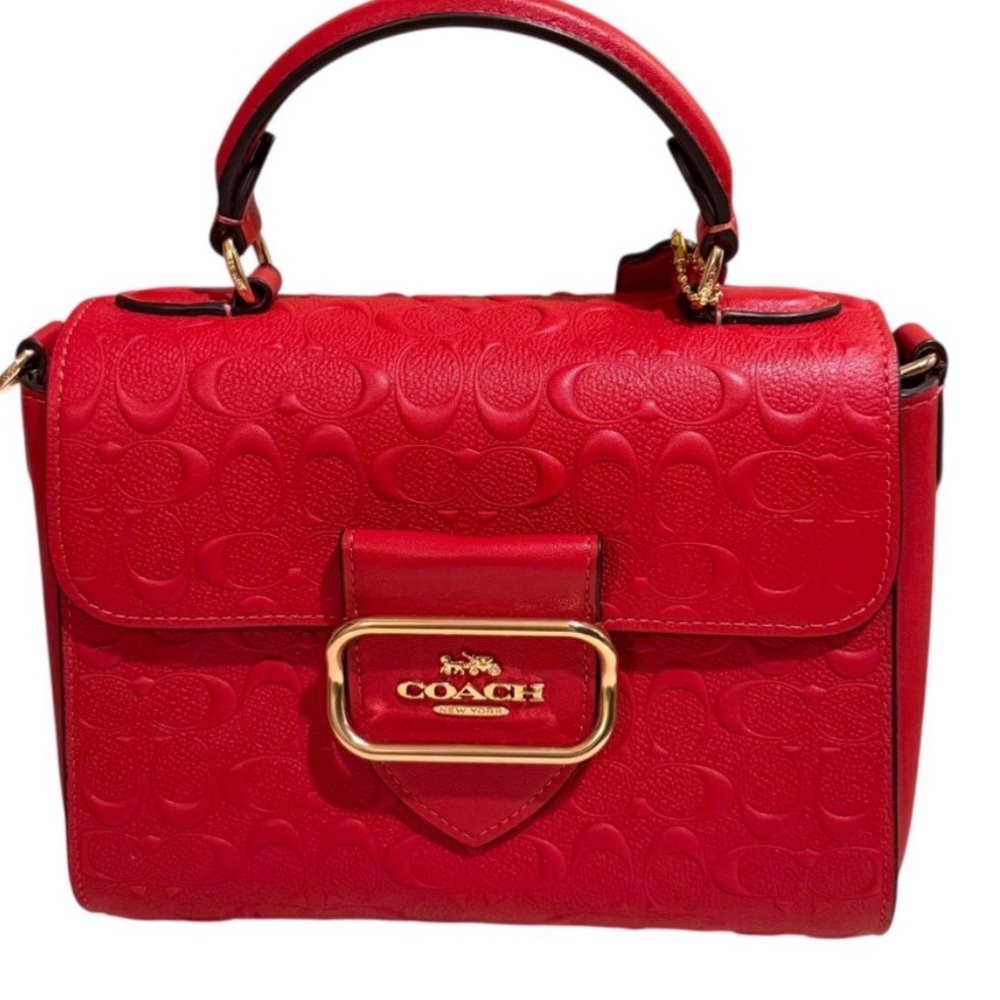 Red Coach Bag- Mint condition - Picture 3 of 3